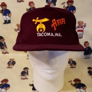 vintage  AFIFI corduro HAT  tacoma Washington